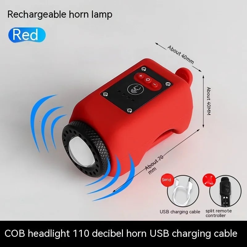 (🔥Early Christmas Sale - 49% OFF) Electric Bike Horn Bike Light 2 in 1