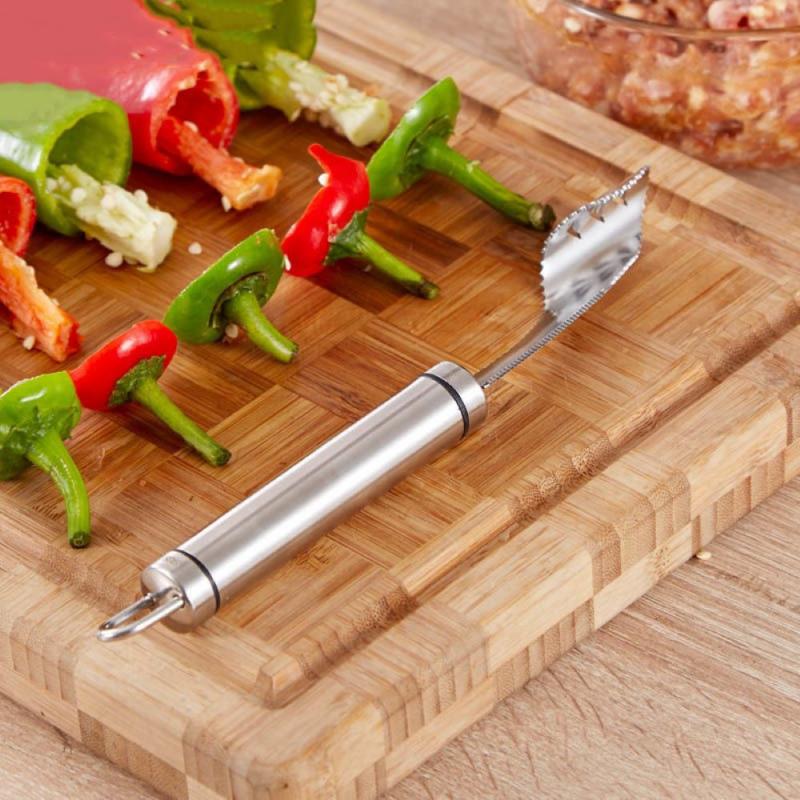 🎁Early Christmas Sale 48% OFF - Stainless Steel Pepper Core Remover(BUY 3 GET 1 FREE)