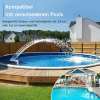 ✨Letzter Tag 49 % Rabat🔥Solar-Poolbrunnen mit Doppelbogenbeleuchtung