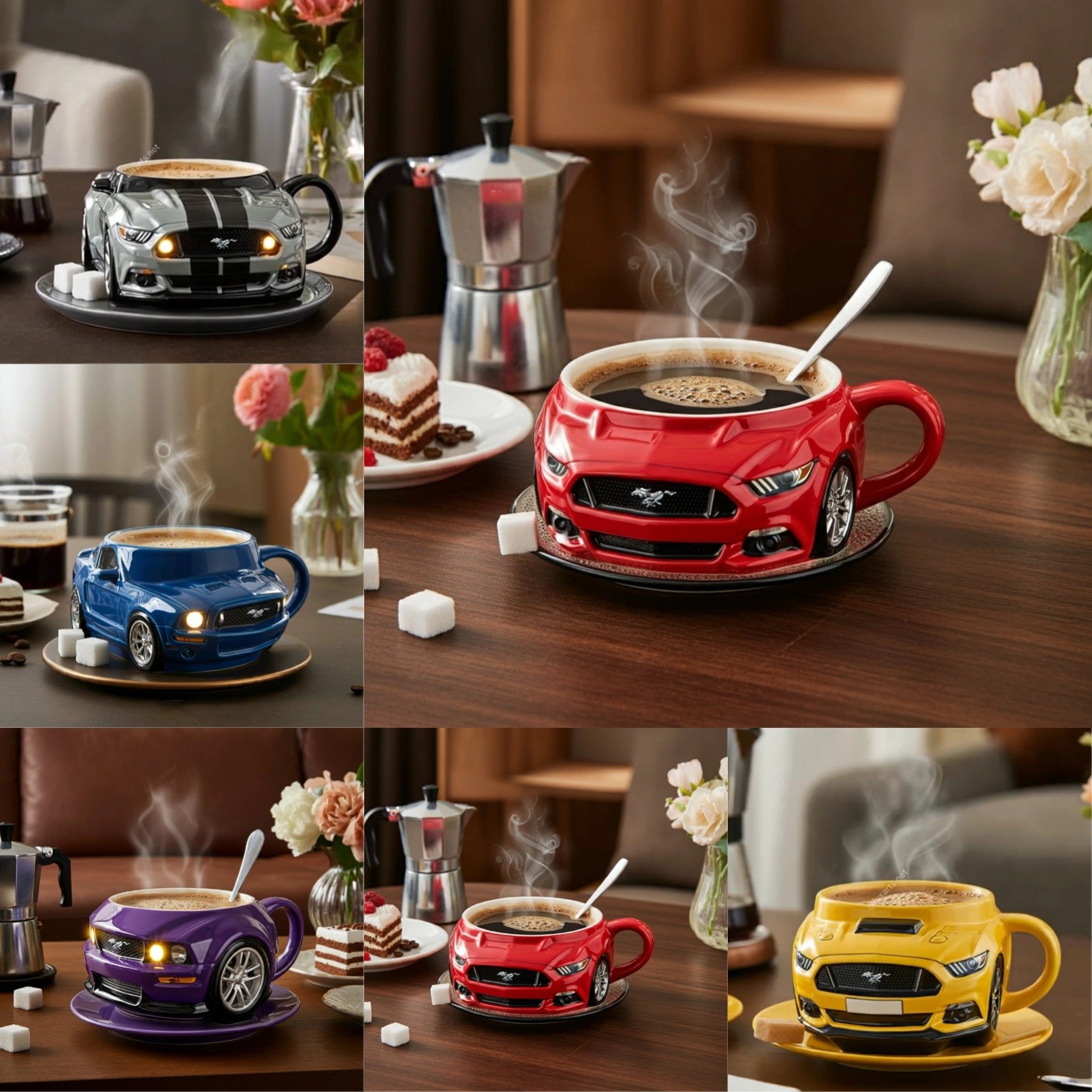 🔥Last Day Flash Sale-50% OFF-Handmade Sports Car Shaped Coffee Mug