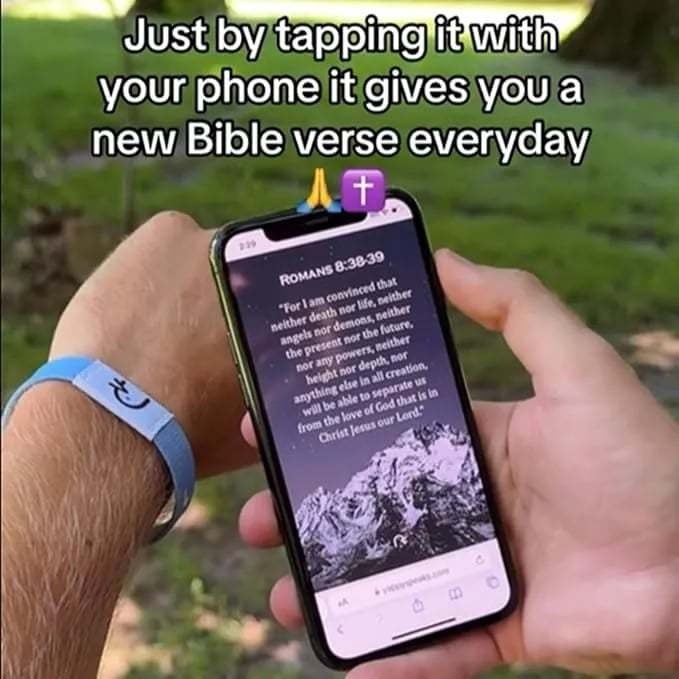 🔥Last Day Promotion 50% OFF🙏Daily Bible Verse Bracelet With NFC ✝️