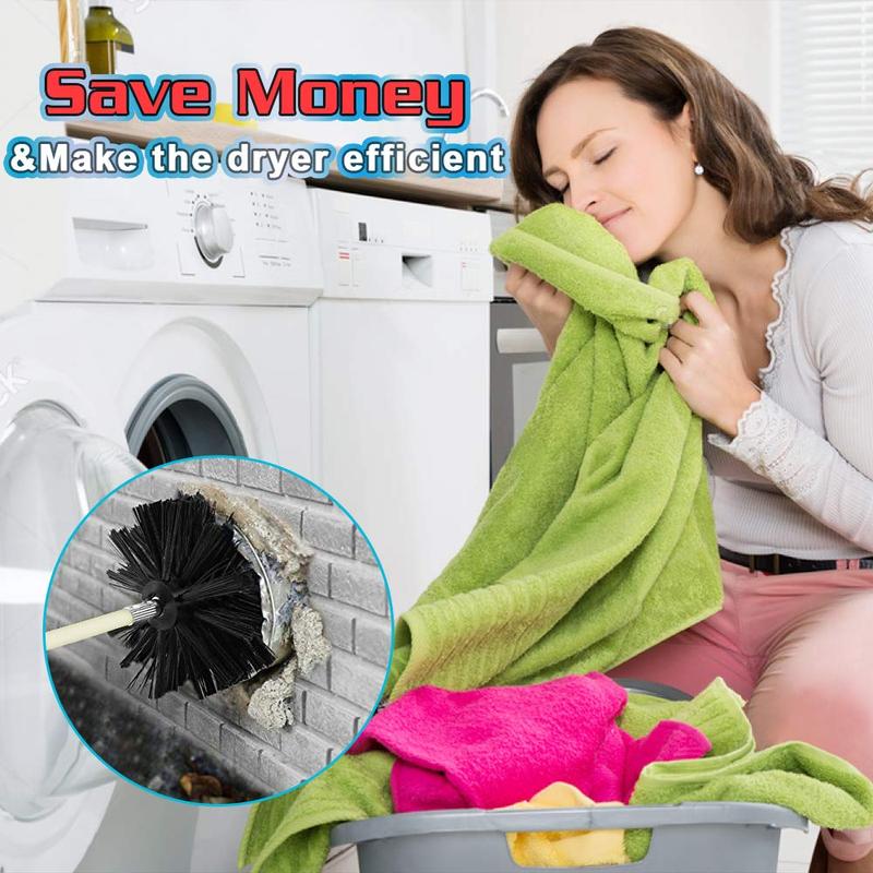 🎁TikTok Last Day Sale - 70% OFF🎉30 Feet Dryer Vent Cleaner Kit
