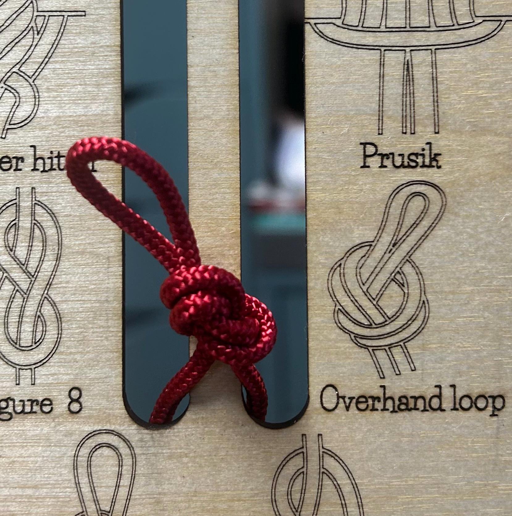 Leader Knot Training Board & Learn to Tie Reef and Square Knots