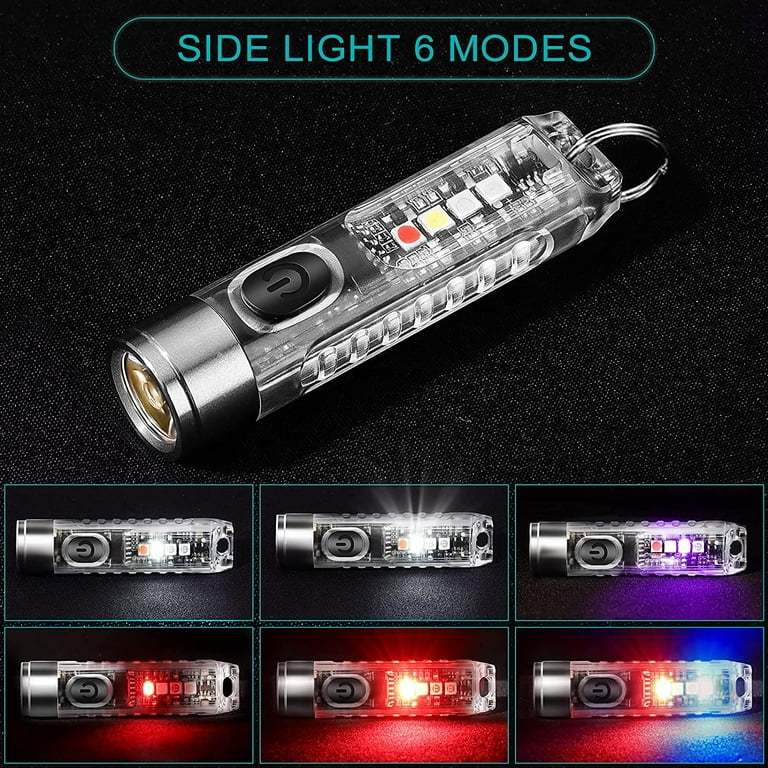 🔥Rechargeable Mini Tactical Keychain Flashlight