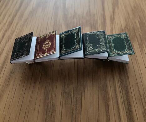 🎅Weihnachtsangebot 50% RABATT – 📗📕📔📙Miniaturbuch-Haarspange