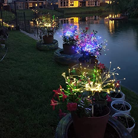 Waterproof  Solar Garden Fireworks lights, BUY 2 FREE SHIPPING