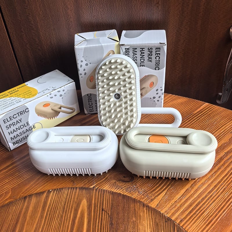 🔥Last Day Promotion 70% OFF🔥3 in 1 Pet Steam Brush - Buy 1 Get 1 Free