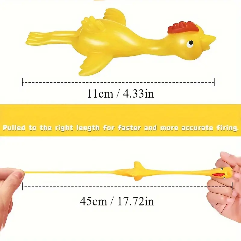 🎁Finger Catapult Chicken Game for Kids, Slingshot Chicken Finger Toys