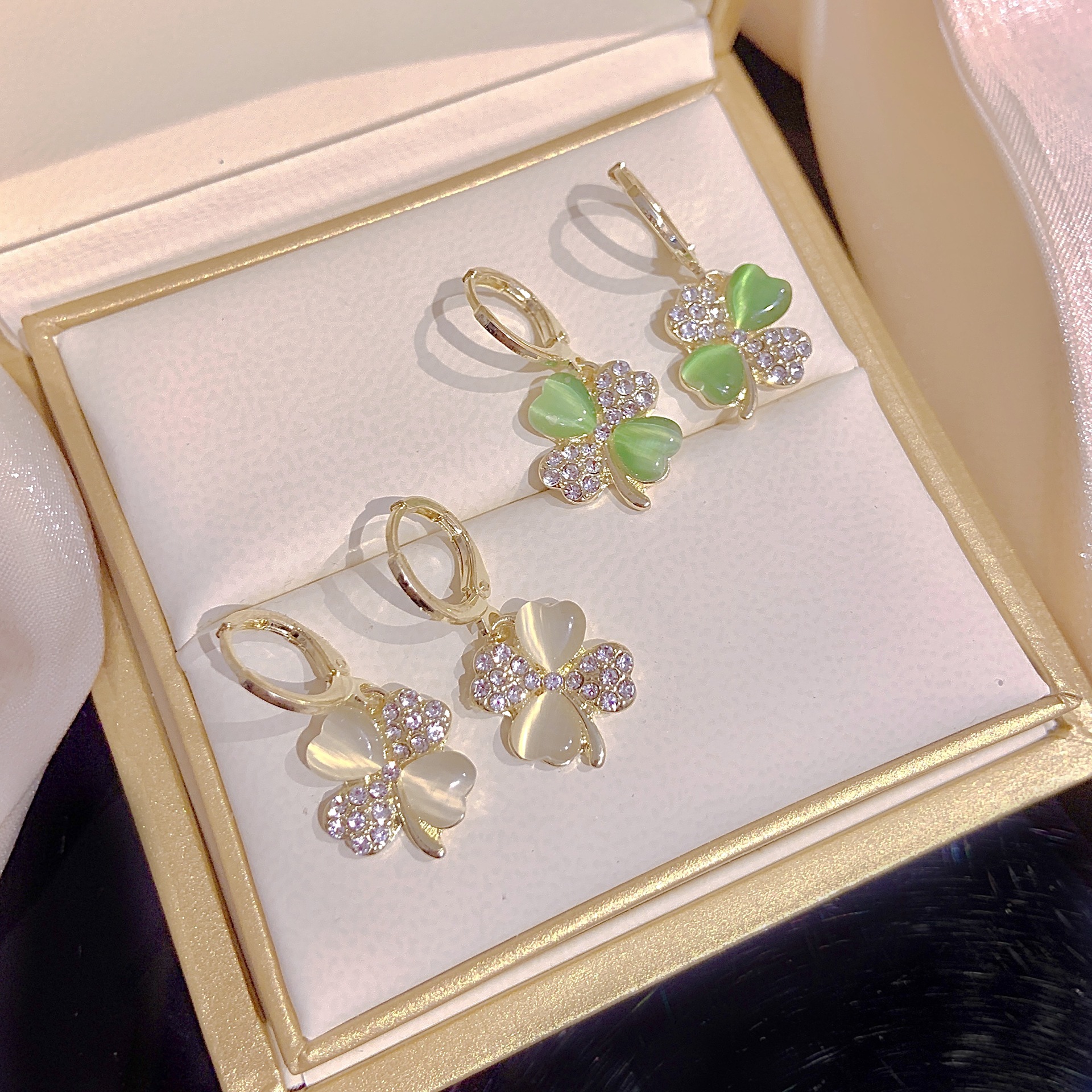 (Early Christmas Sale- 48% OFF) Shiny Clover Earrings- BUY 2 FREE SHIPPING