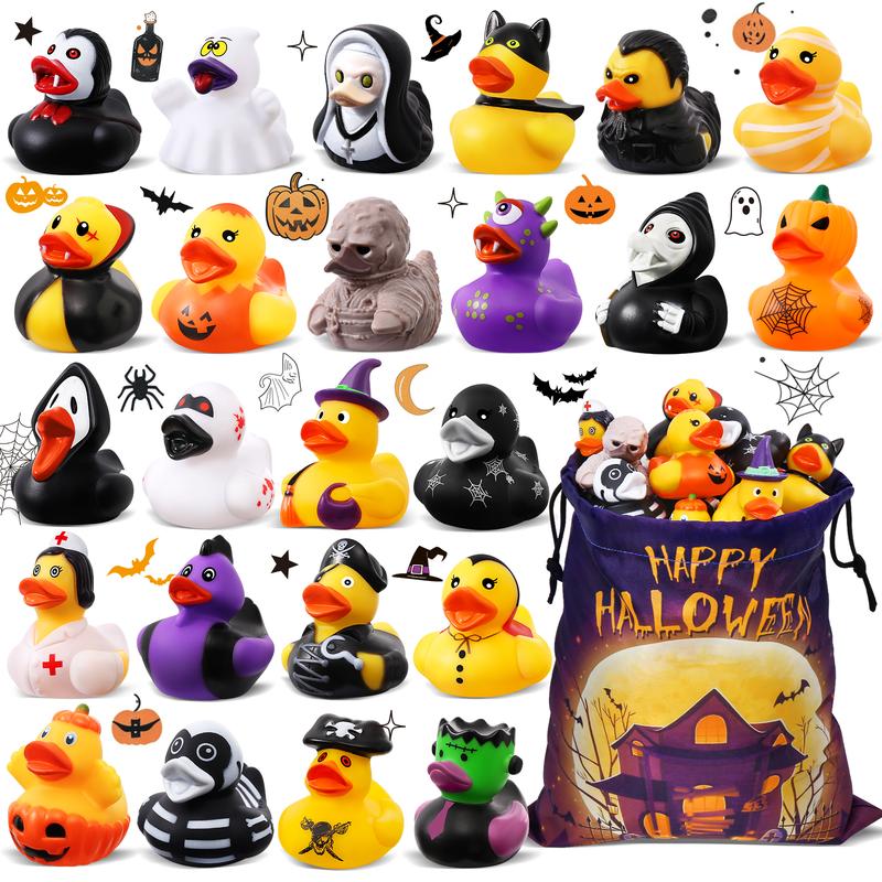 💥LAST DAY SALE 50% OFF💥24 Pcs Halloween Rubber Ducks in Bulk⚡BUY 2 FREE SHIPPING