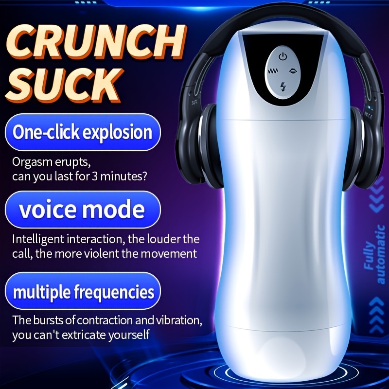 SHEMESIX - Male Masturbator Cup - Retractable Sucking Electric Penis Exerciser Sex Supplies