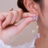🦋Mother's Day 50% Off🔥Dreamy Crystal Butterfly Tassel Earrings