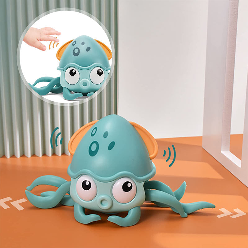 Floating and Sliding Octopus