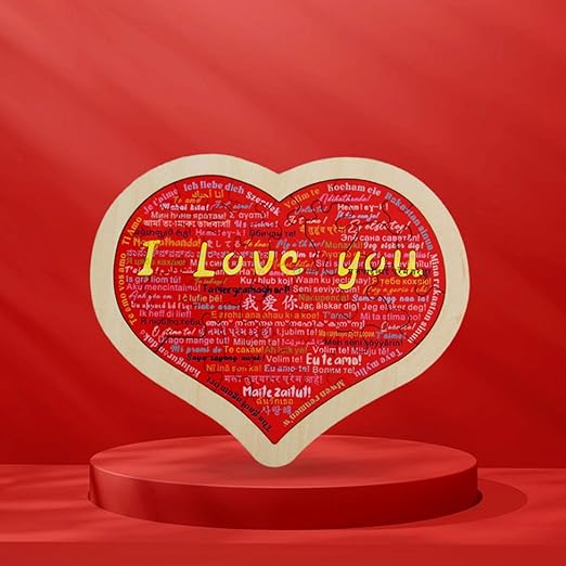 💖Valentine's Day Sale - 50%🎁 Heart Shape Puzzle|Say I Love You in 100 Languages