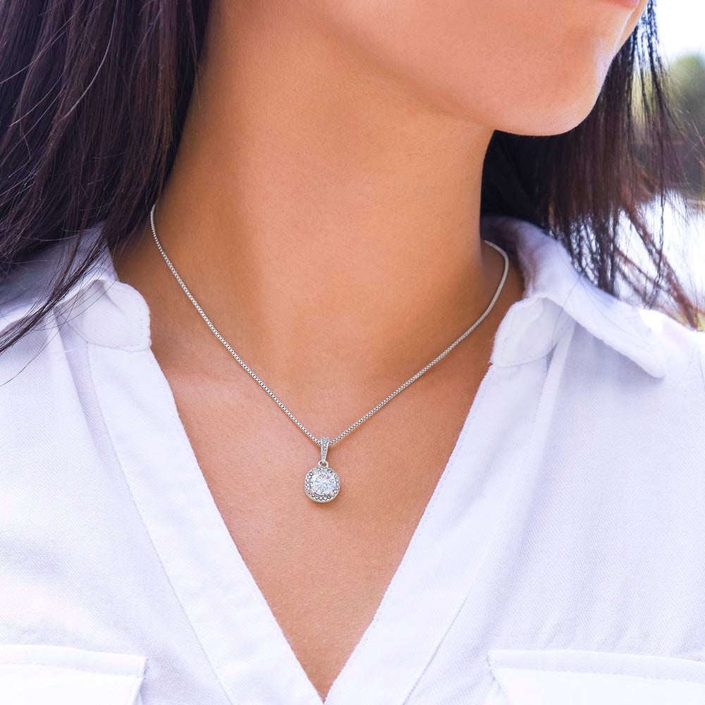 🎄Christmas Sale- 49% OFF💝Sterling Silver Necklace - With Real Rose - To My Baby