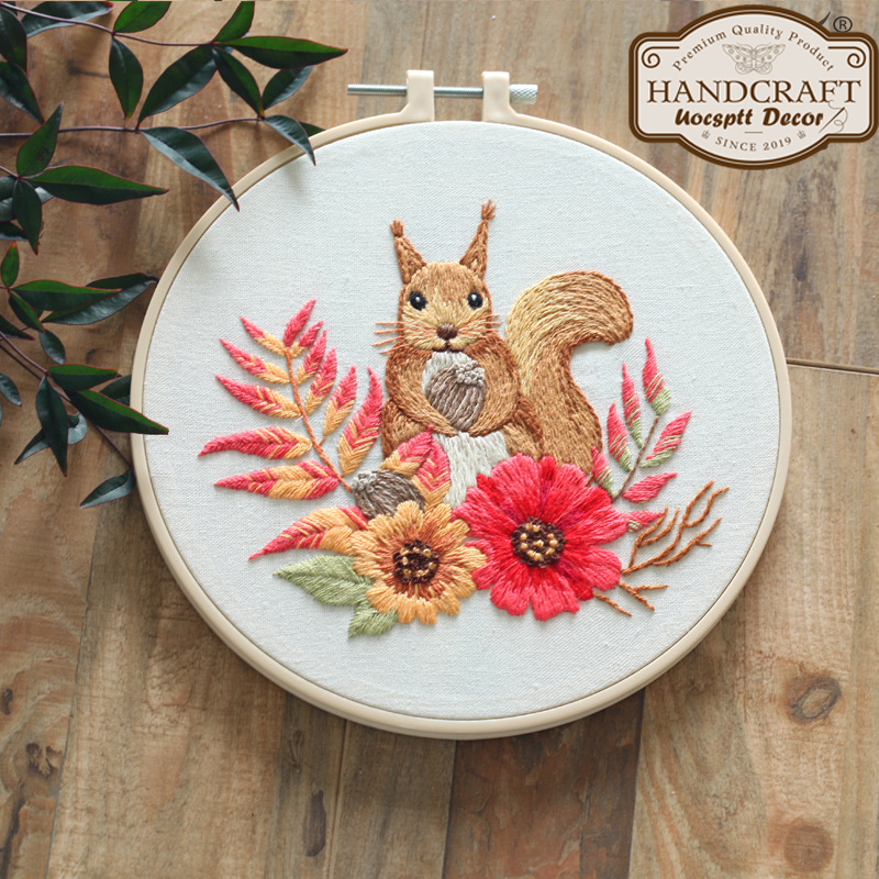 🔥Last day of exclusive discounts - Floral Wreath Embroidery Kit