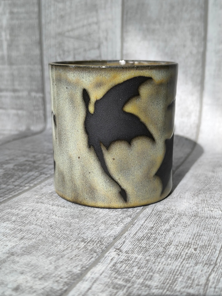Three Dragons Handmade Mug
