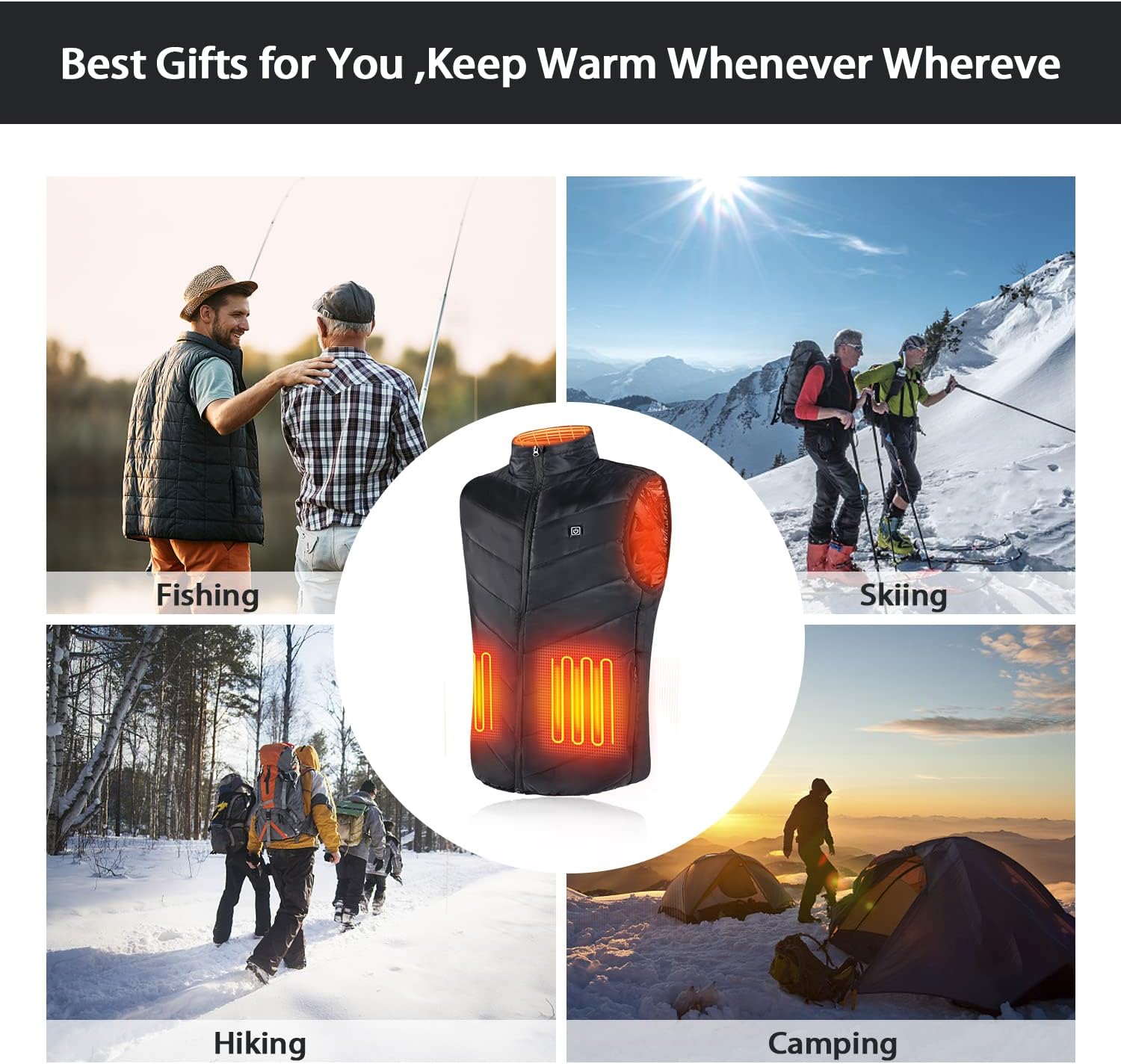 🎄TikTok Christmas Sale - 70% OFF✨2025 New Unisex Warming Heated Vest