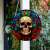 (🎉Last Day Promotion 50% OFF) Handmade Skull Stained Glass Window Hangings