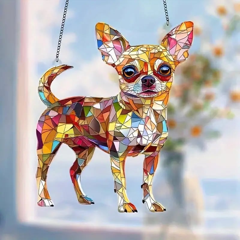 🌞Last Day 49% OFF🐕‍🦺Cute Chihuahua Suncatcher