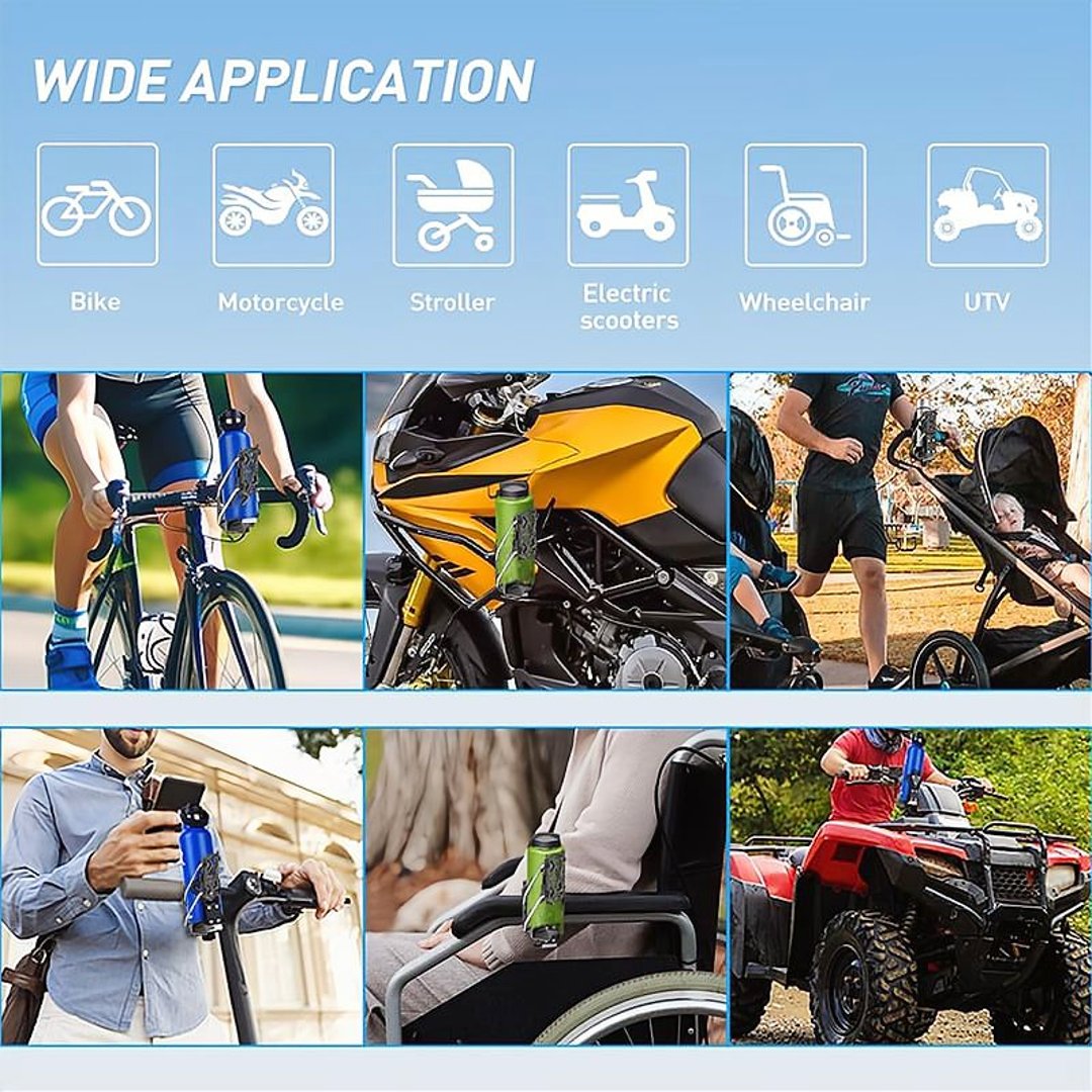 ⏰LAST DAY SALE 50% OFF💥Adaptive Motorcycle/Bicycle Water Bottle Holder