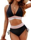 🔥Last Day Promotion 70% OFF💥2025 High Waisted Tummy Control Color Block Bikini Sets