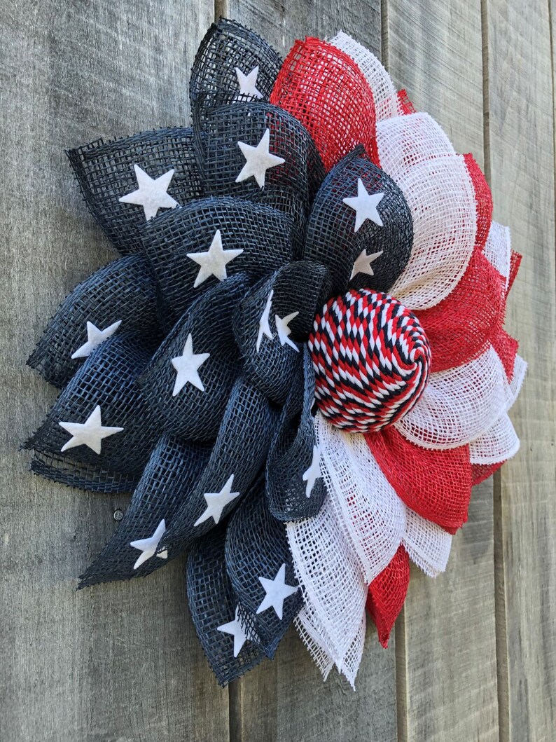 🔥Handmade American Patriot Wreath