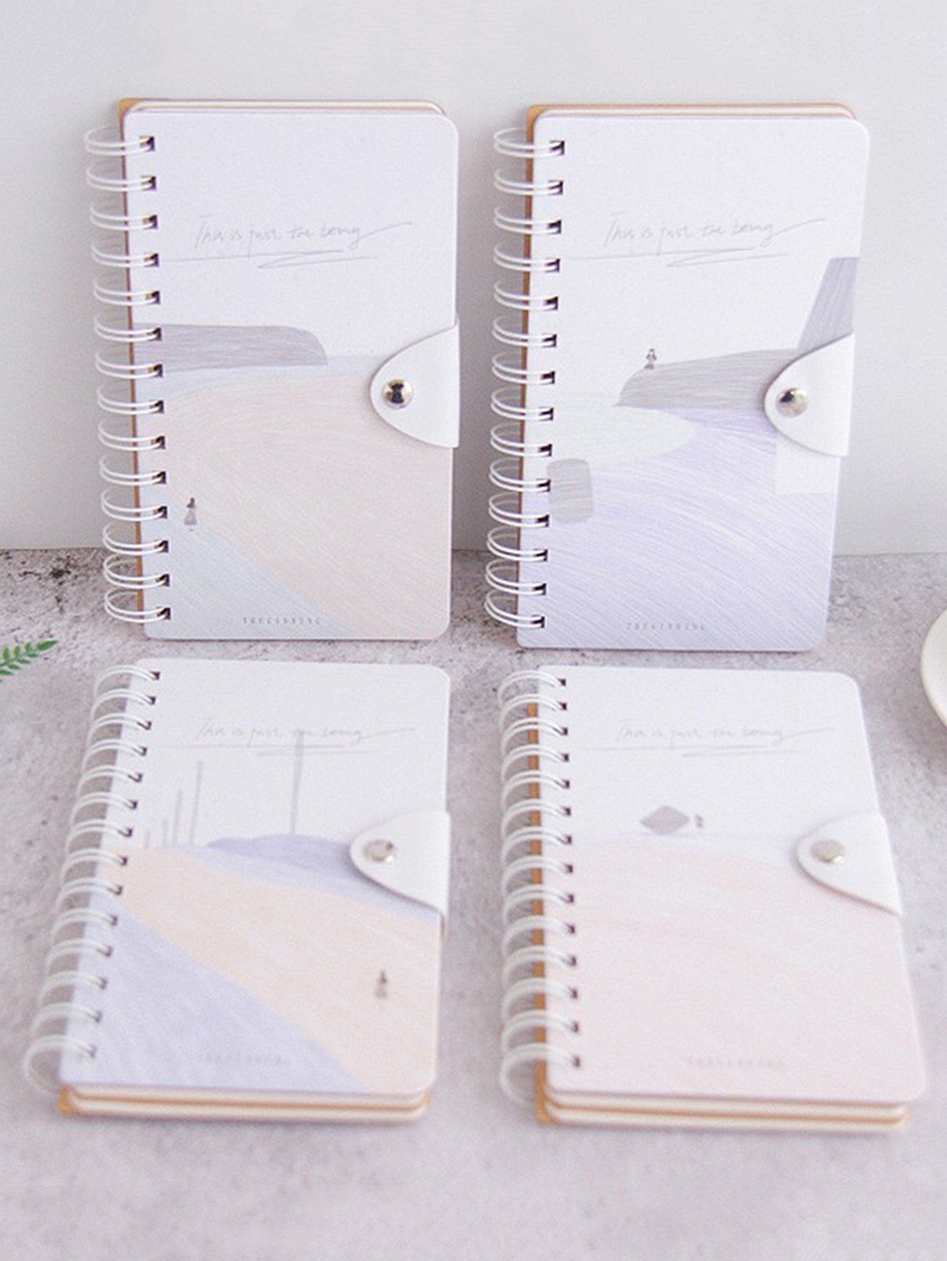 Sketch Pattern Spiral Notebook 1pack