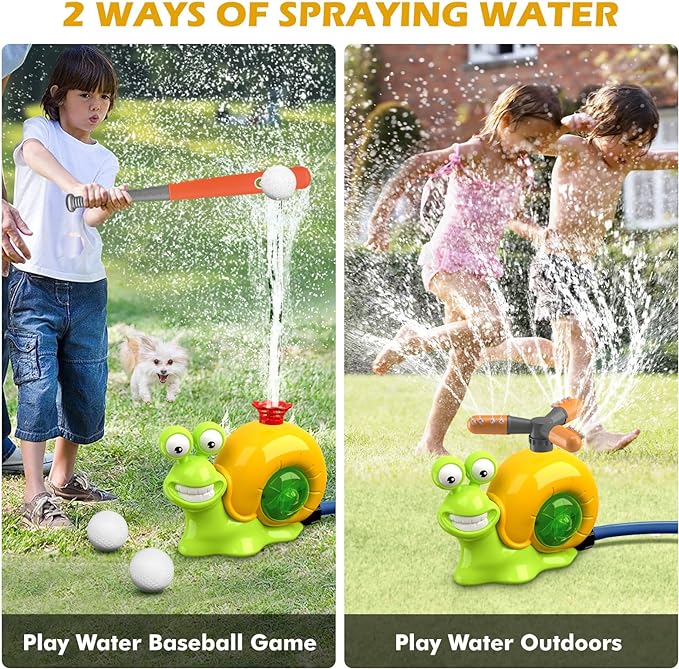 💥LAST DAY SALE 50% OFF💥Water Sprinkler Baseball Toy