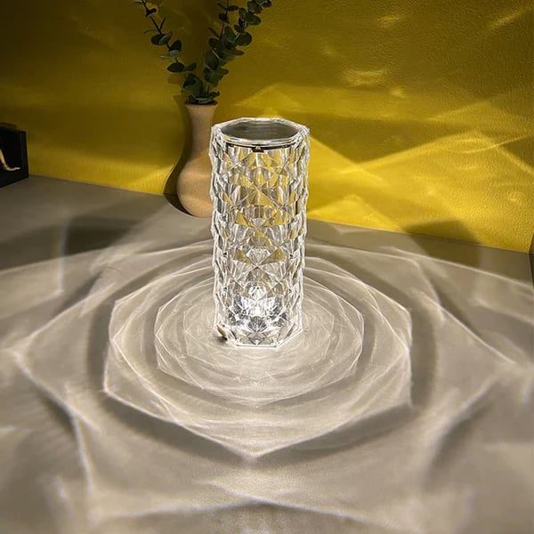 (🌲EARLY CHRISTMAS SALE - 50% OFF) 🎁Touching Control Rose Crystal Lamp - Buy 2 Free Shipping