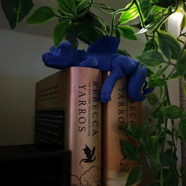 🔥🔥2025 Mother's Day Gift 49% Off--📚3D Printing Sleeping Bookshelf Dragon
