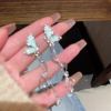 ✨2024 NEW SALE-50% OFF🦋Ice Translucent Blue Butterfly Tassel Earrings