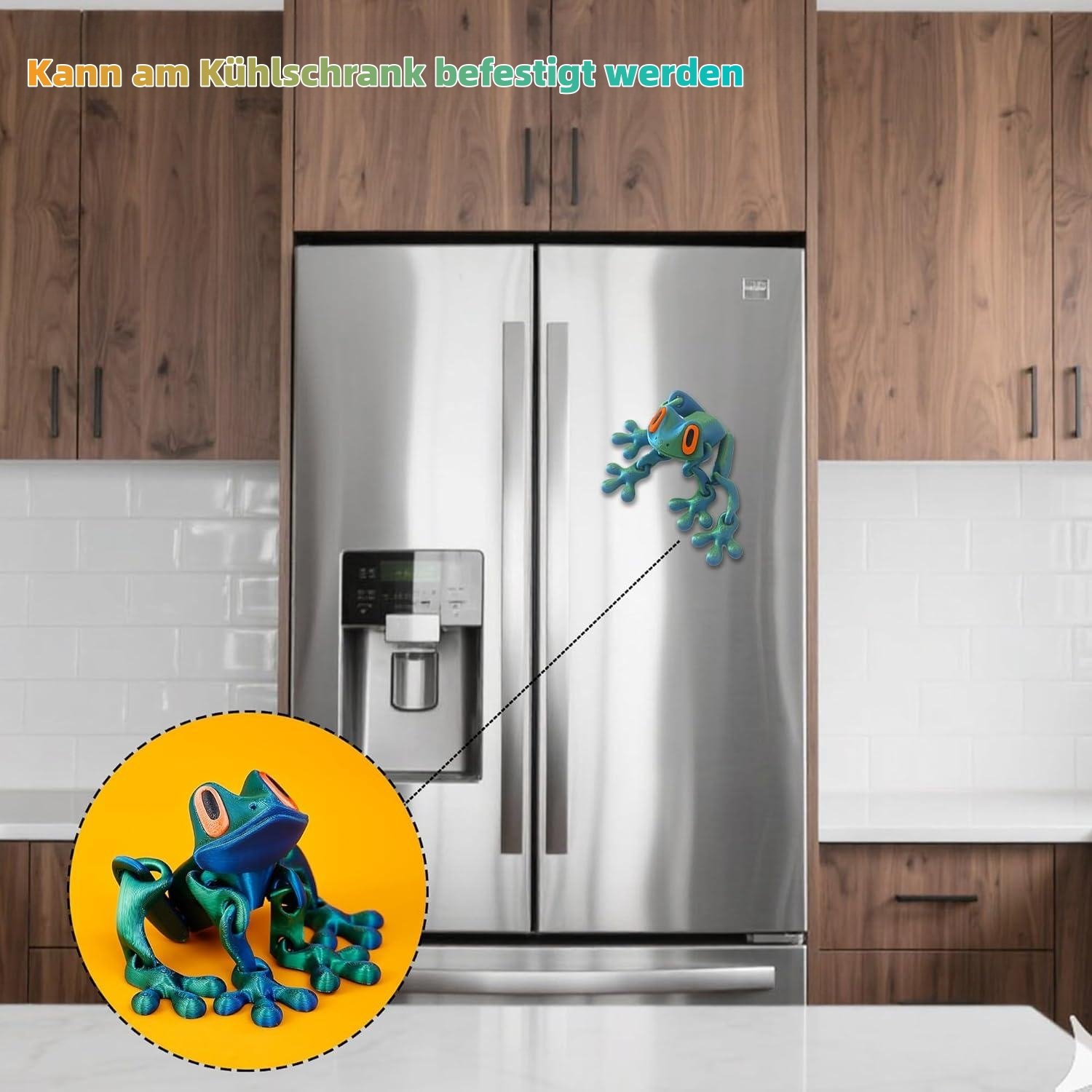 🎁Letzter Tag 49% Rabatt🐸3D-gedrucktes magnetisches Froschspielzeug