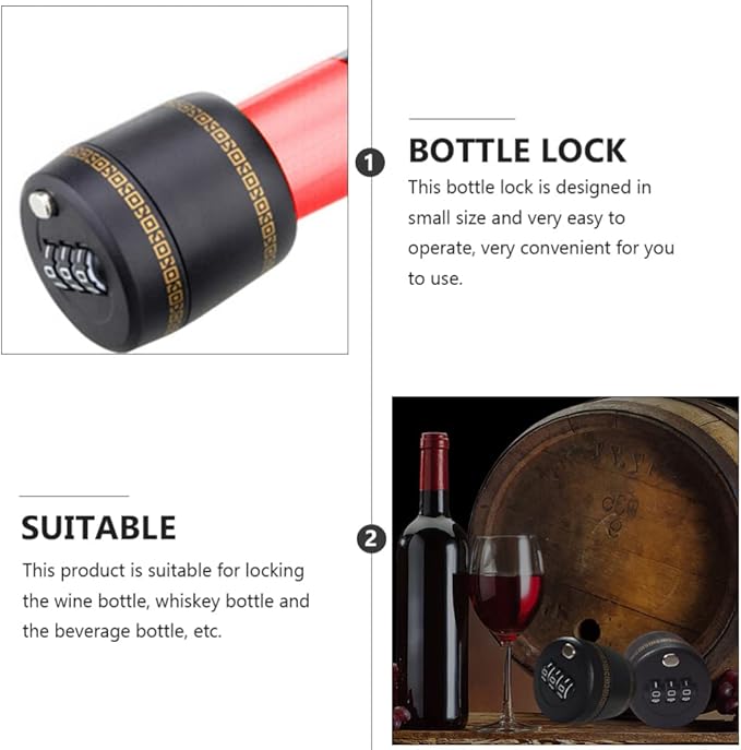 🔥Wine bottle combination digital lock