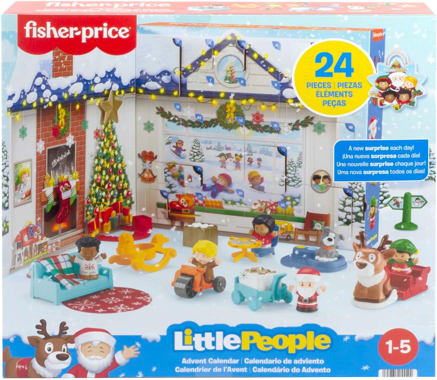 🔥Last Day Promotion 48% OFF-🎁-Little People Christmas Advent Calendear