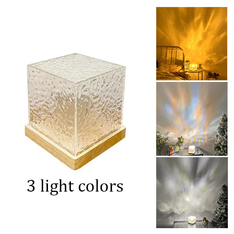 (🔥LAST DAY HOT SALE  59% OFF)-Crystal Lamp Water Ripple Projector