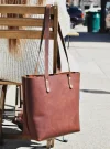 Limited Time Sale $30🔥Handmade Full-grain Leather Amber Tote