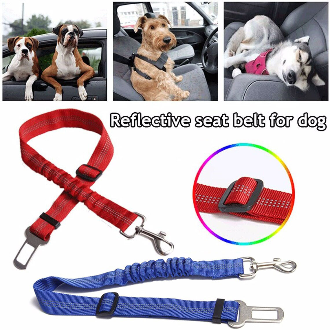 🧵Nylon Reflective Pet Safety Tether