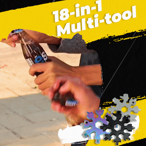 (🔥HOT SALE - 49% OFF) 18-in-1 Snowflake Multi-tool, Buy 2 Get Extra 10% OFF