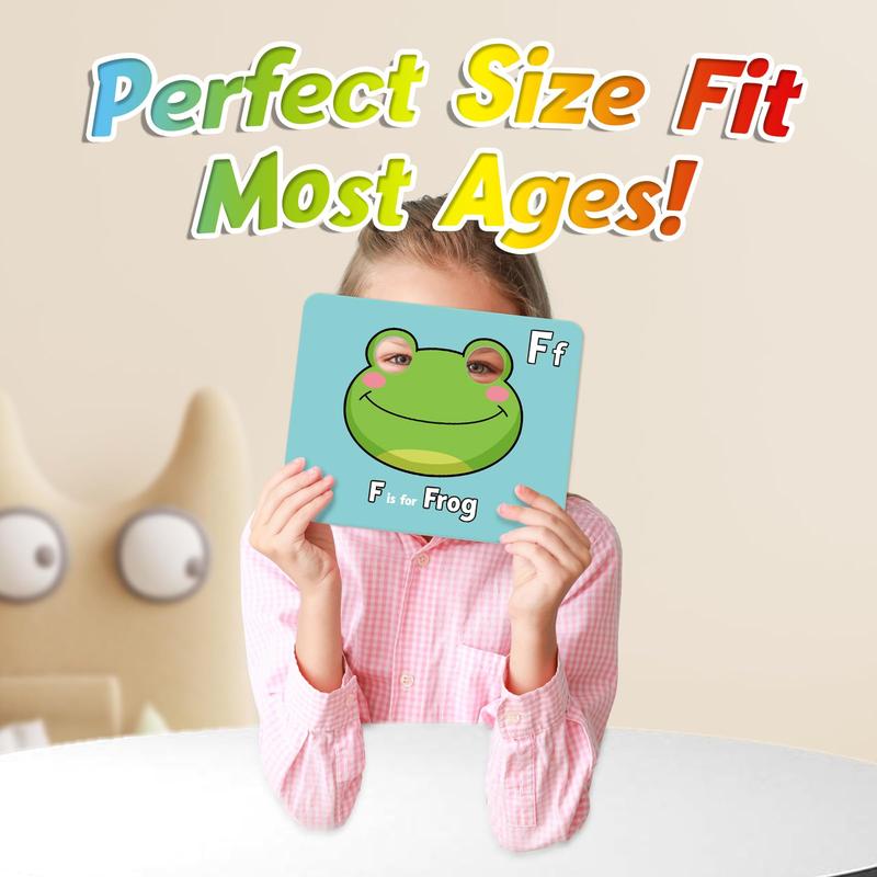 ⏰LAST DAY SALE 50% OFF💥26 Pcs Alphabet ABC Flash Cards with Animal Masks⚡Buy 2 Free Shipping