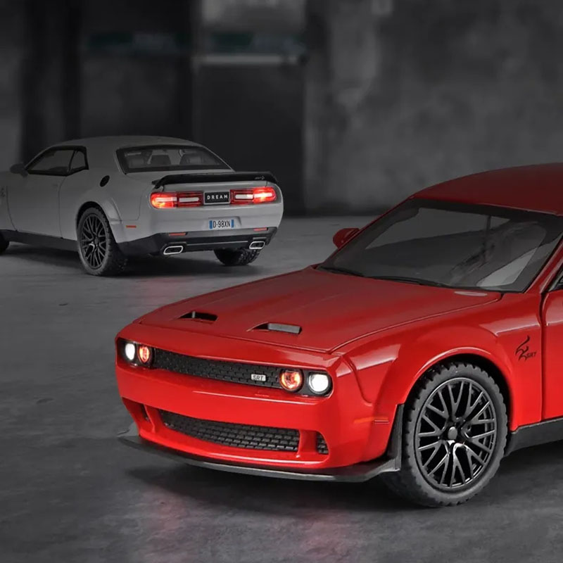 (🌲Early Christmas Sale- SAVE 50% OFF) 1:24 Dodge Challenger🎁BUY 2 FREE SHIPPING