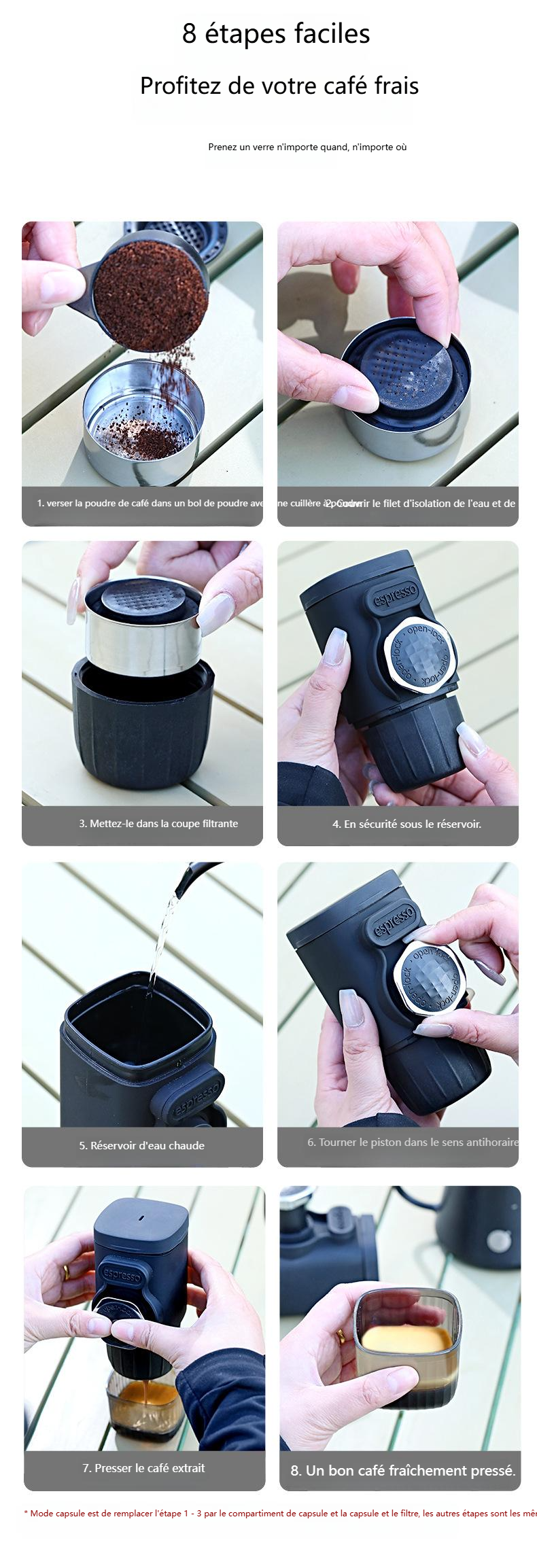 Vente chaude - 49% de réduction🔥Machine à café à pression manuelle portable⌛