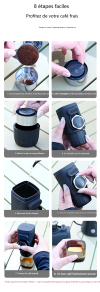 Vente chaude - 49% de réduction🔥Machine à café à pression manuelle portable⌛