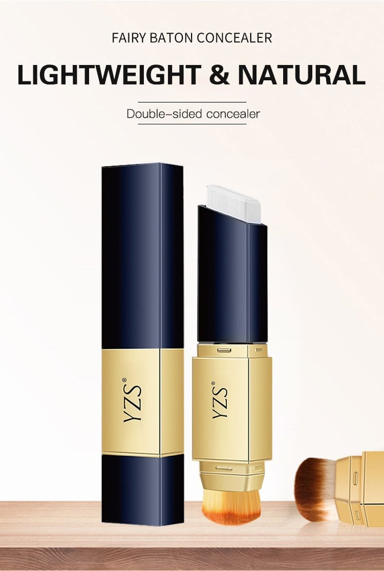 🔥Last Day Promotion 70% OFF-🔥- Double-Sided Concealer With Brush-Buy 1 Get 1 Free