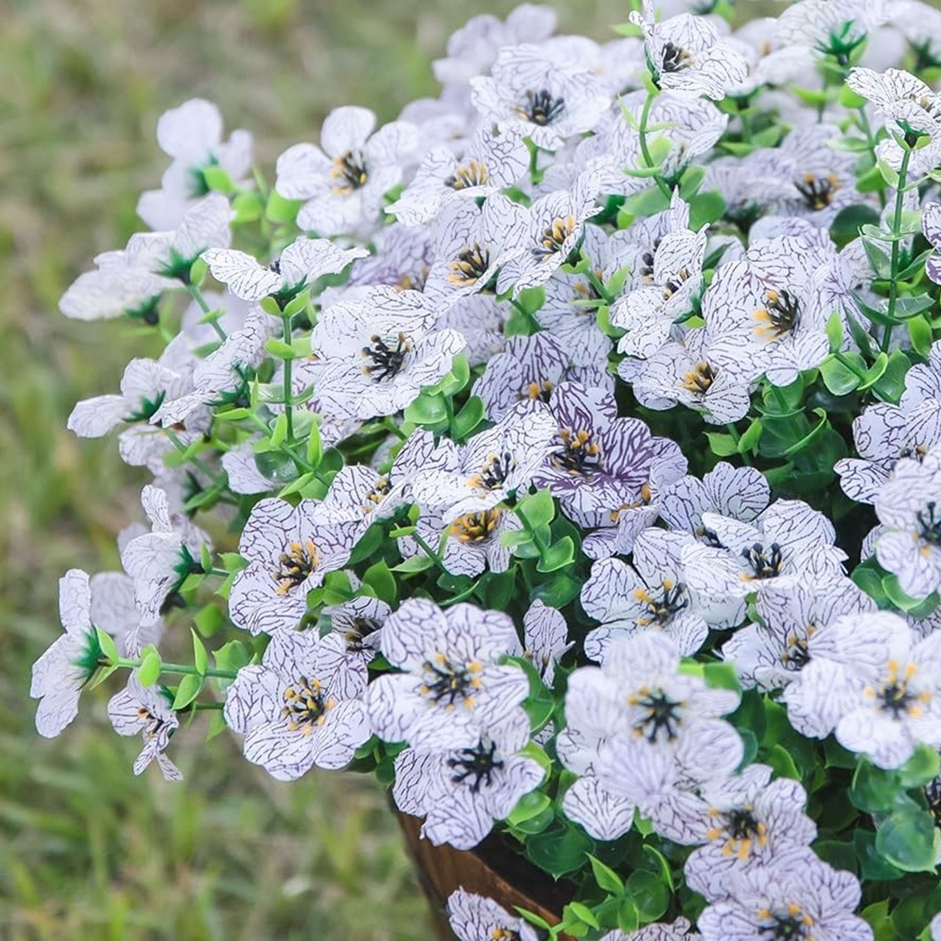 💥Upgraded high-grade material 🌱UV Resistant Lifelike Artificial Flowers