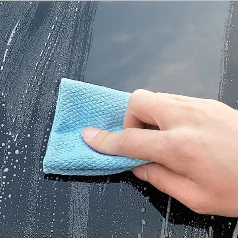 Fish Scale Microfiber Polishing Cleaning Cloth