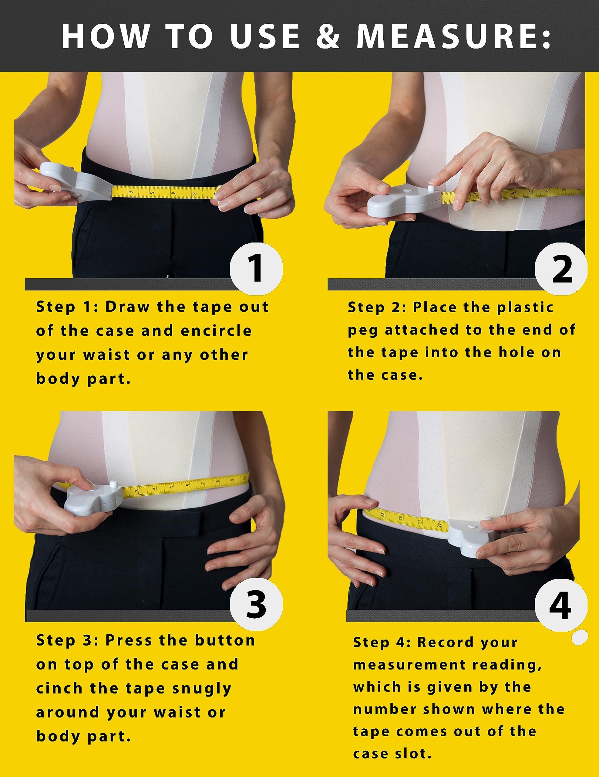 🎁TikTok Last Day Sale - 70% OFF🎁Body Self-Measuring Tape