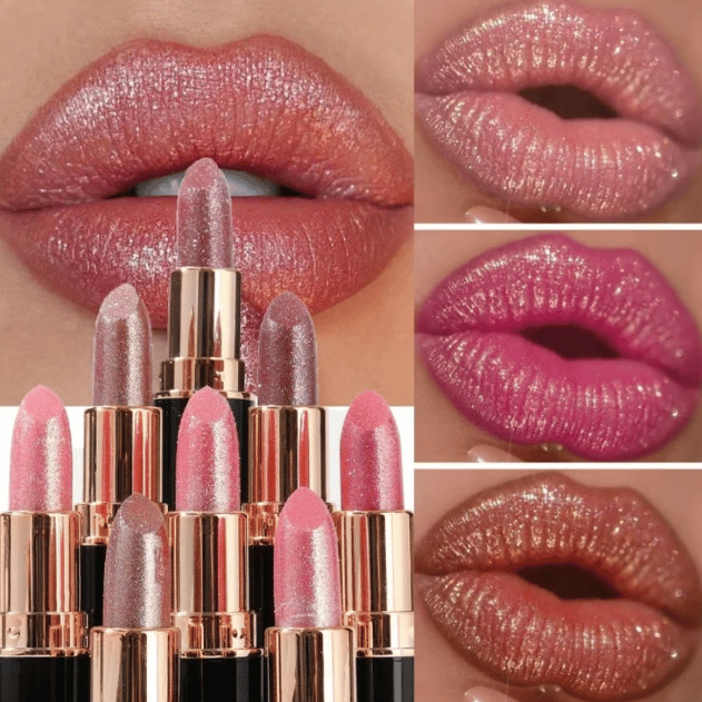 💖Diamond Lipgloss Glitzer Lippenstift Wasserfest