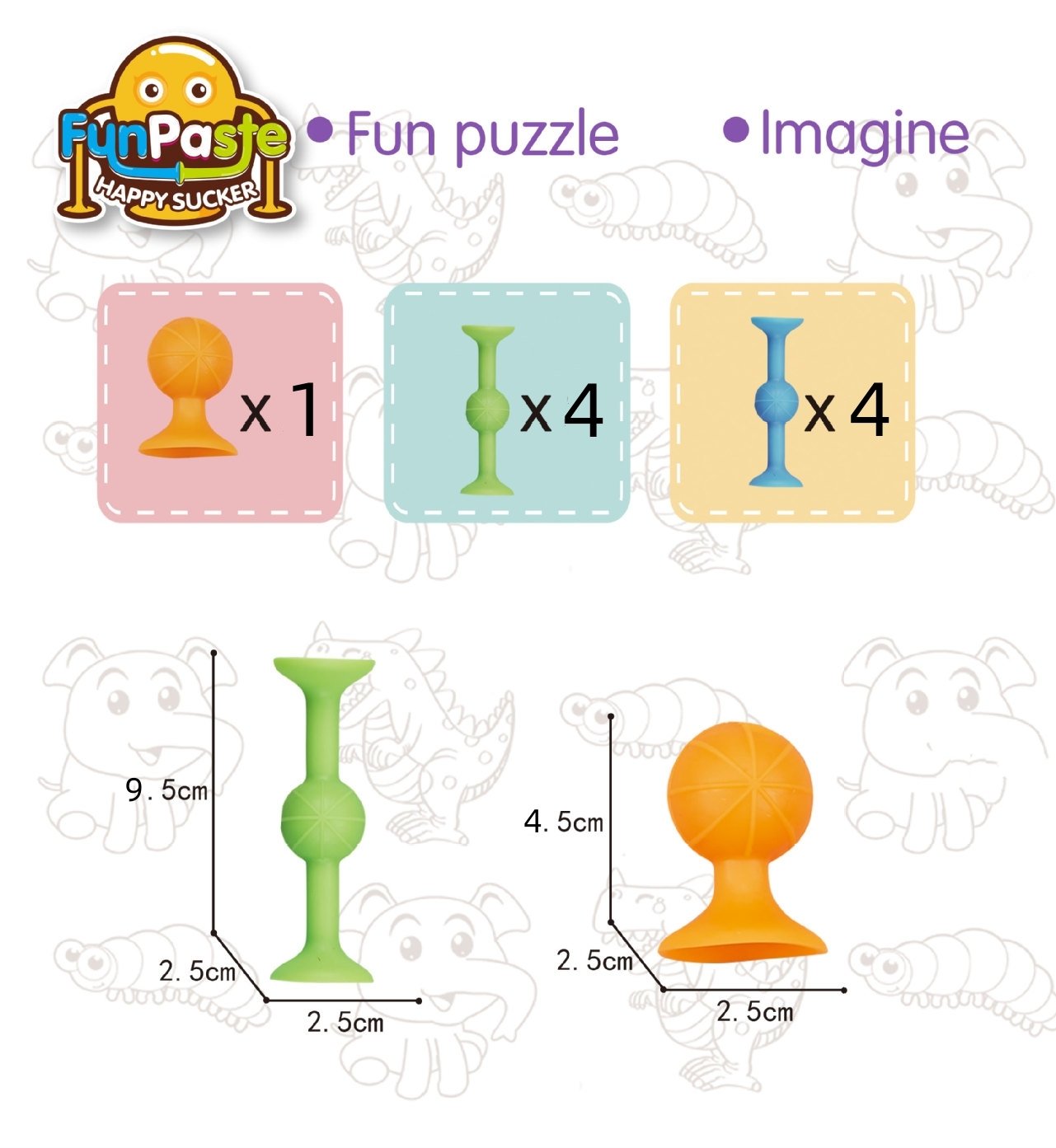 🌈Clearance Sale 48% OFF❄️Family Interactive Sucker Toy(BUY 2 GET 1 FREE)