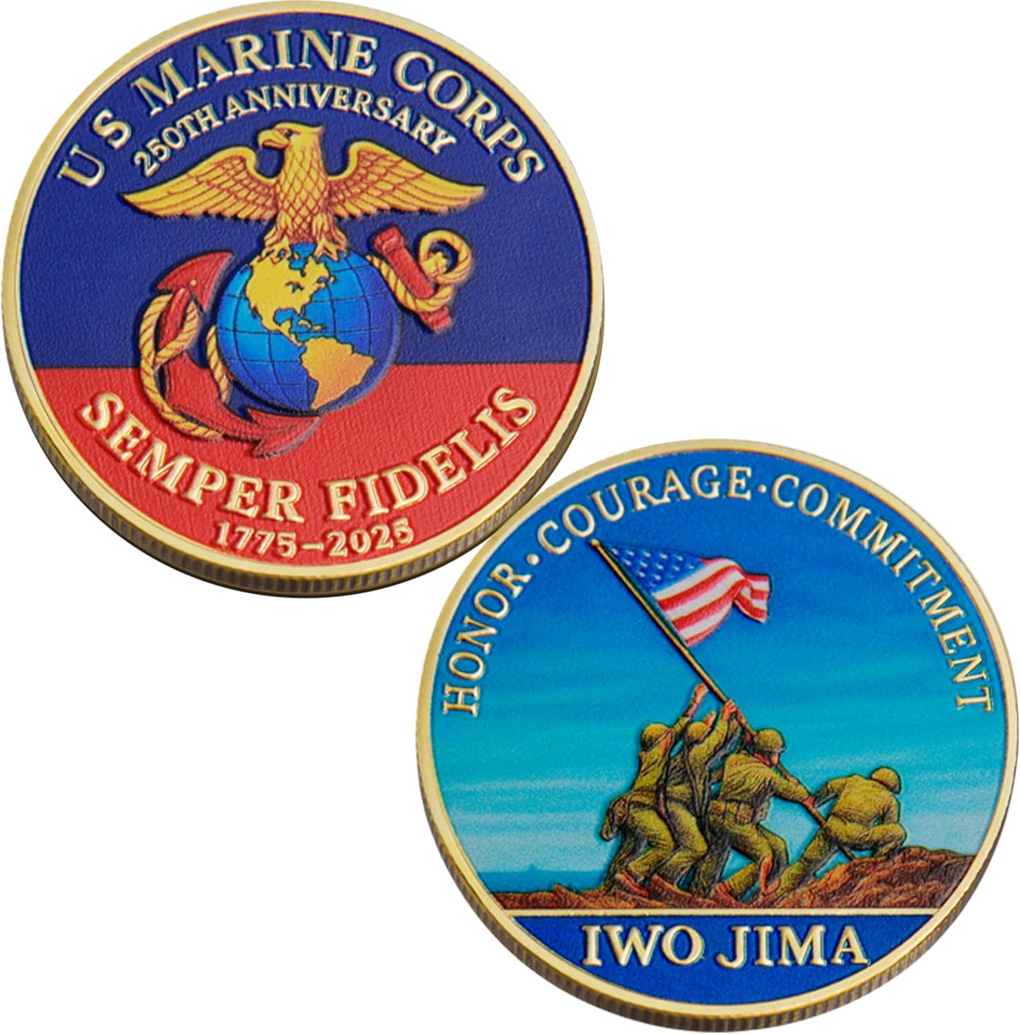 USMC 250th Anniversary Commemorative Coin